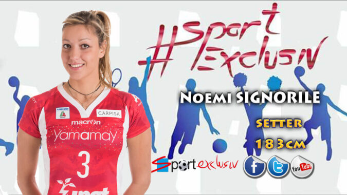 Una dintre cele mai bune jucătoare ale Italiei vine în România! #volei Noemi Signorile