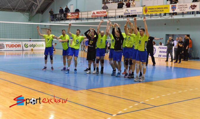 Echipa ACS Volei Municipal Zalau s-a impus in minim de seturi in fata campioanei…