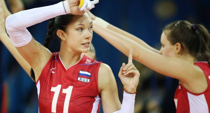 Nataliei Obmoceaeva (opus, Dinamo Moscova, 26 ani), una dintre cele mai bune voleibaliste din…