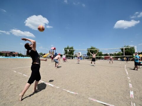 Volei de plajă la Festivalul Internațional al Educației, Iași 2015