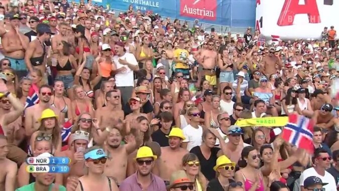 Superb volei!!!…la turneul de volei pe plajă de la Viena