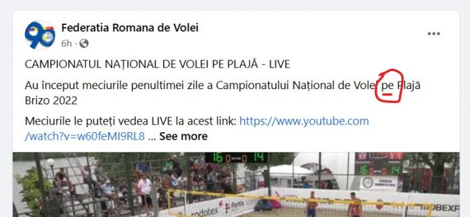 Prostie în FRV: „volei pe plajă”!